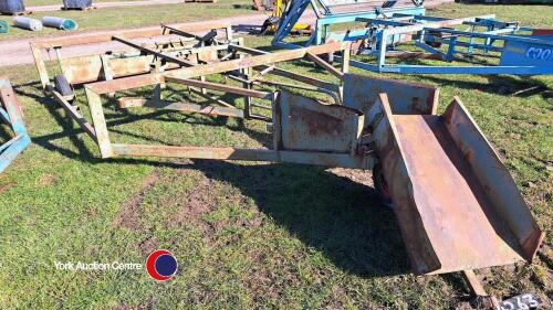 Cooks flat 8 windrower sledge