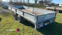 Ifor Williams LM16 flat bed trailer with sides - 3