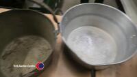 3 x large jam pans - 3