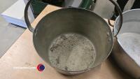3 x large jam pans - 4