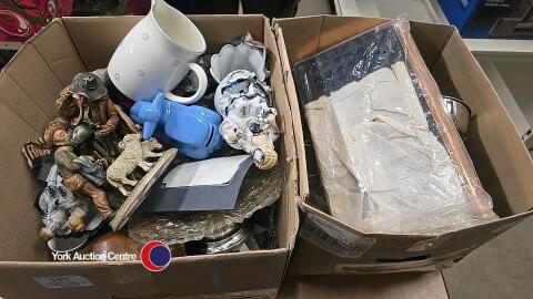 Large quantity of household ornaments and crockery including figurines and jugs