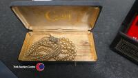 Jewellery box with costume jewellery contents - 5