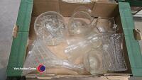 2 x boxes of assorted glassware - 3
