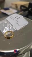 Ladies 22ct gold wedding ring 2.8 grams