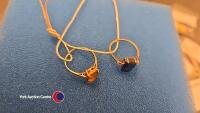 2 Ladies semi precious set stone 9ct gold rings total weight 4.2 grams - 2