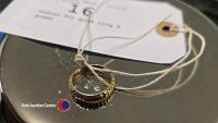 Ladies 9ct gold ring 2 grams - 2