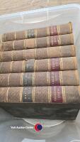 6 leather bound Globe Encyclopaedias