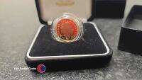 2007 Elizabeth II gold proof full sovereign boxed - 3