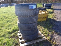 6 x trailer wheels/tyres 215/60/16