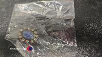 Jewellery box and contents inc some silver items - 3