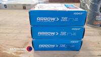 3 x packs of 5000 Arrow T5 staples, 6mm - 2