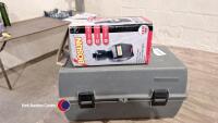 Box of wood cutting drill bits, assorted drill bits and drill bit sharpener - 2