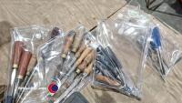 Box of chisels and wood turning chisels - 2