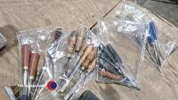 Box of chisels and wood turning chisels - 4