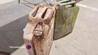 2 vintage jerry cans - 2
