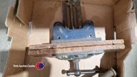 2 x Record woodworking vices - 3