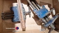 2 x Record woodworking vices - 4