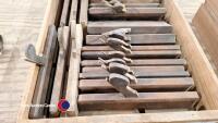 Box of vintage edging planes - 5