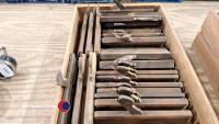 Box of vintage edging planes - 6