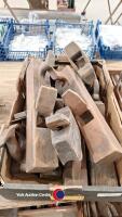 Box of large vintage wooden planes