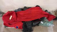 Quantity of leather motorcycle accessories