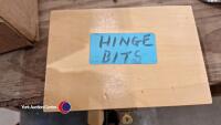 Box of router bits, 4 quality bits plus router - 9