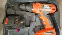 Quantity of garage tools, drill bits and sharpener, hand sander, angle grinder, exact cutter and sandpaper roll - 2
