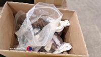 3 x boxes of assorted household and garage items including tile cutter and sink mixer taps - 5