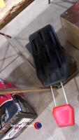 Wooden tool box plus contents and mechanics car creeper - 3