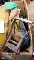 2 x 3 tonne lifting straps. Wire rope. 4m load strap. - 4