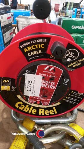 25m extension cable on a reel