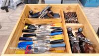 Tray of joiners tools