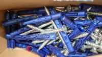 Rawl plugs with screws x 2 boxes - 2
