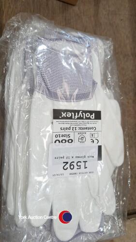 Work gloves x 12 pairs