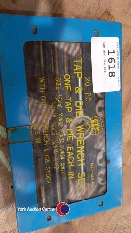 Tap and die set