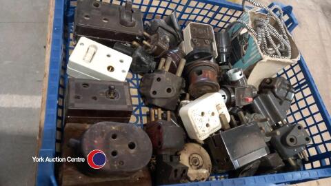 Bakelite plugs and switches