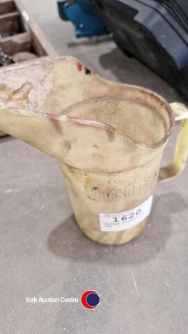 Vintage Duckhams oil jug