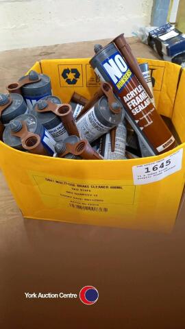 11 x tubes brown acrylic frame sealant
