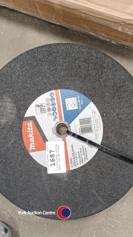 5 x 14in metal cutting discs, new and unused