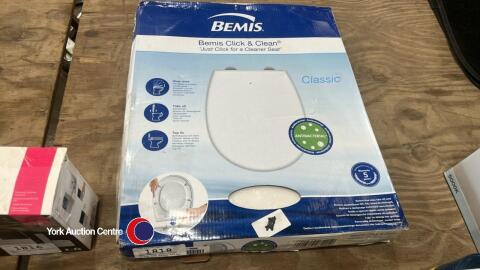 New Bemis soft close, click and clean toilet seat