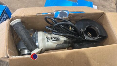 MacAllister 750w angle grinder and 200w 1/3 sheet sander