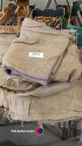8 x Hessian sacks (clean)