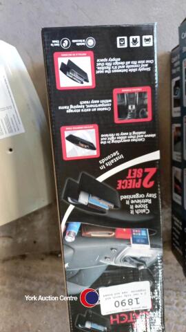 2 x car tidy catch and organise, new and boxed