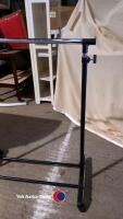 Height adjustable clothes rail - 2