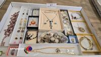 Tray of boxed quality jewellery