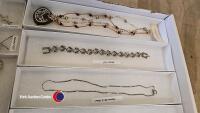 Tray of boxed jewellery, marked 925, silver, Monet etc - 2