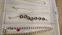 Tray of boxed jewellery, marked 925, silver, Monet etc - 3