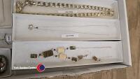 Tray of boxed jewellery, marked 925, silver, Monet etc - 4