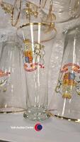 8 x 1953 Coronation glasses, 4 x lager, 4 x shots - 2