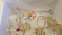 8 x 1953 Coronation glasses, 4 x lager, 4 x shots - 3